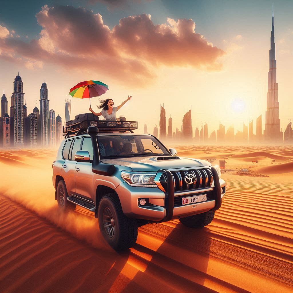 Evening Desert Safari with 4×4 Pick & Drop – AED250